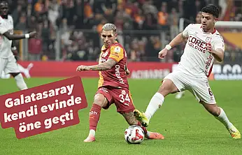 Galatasaray kendi evinde öne geçti