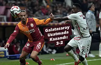 Galatasaray Uzatmada Kazandı: 3-2