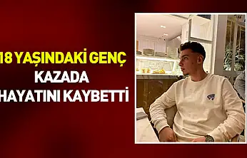 Genç motosiklet sürücüsü kazada hayatını kaybetti