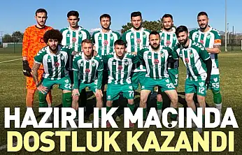 Hazırlık Maçında Dostluk Kazandı