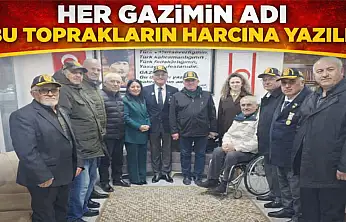'Her Gazimizin adı bu toprakların harcına yazıldı'