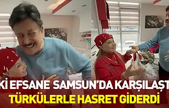 İki efsane türkülerle hasret giderdi