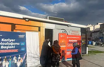 İstihdam ve Kariyer Merkezi mobil aracı hizmet verdi