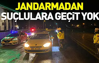 Jandarmadan Suçlulara Geçit Yok