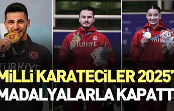 Milli karateciler 2025'i madalyalarla kapattı
