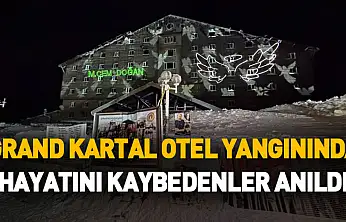 Kartalkaya'daki Grand Kartal Otel Yangınında Hayatını Kaybedenler Anıldı