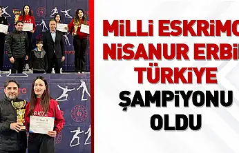 Milli eskrimci Nisanur Erbil Türkiye şampiyonu oldu