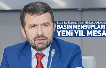 Müdür Çay'dan Basın Mensuplarına Yeni Yıl Mesajı