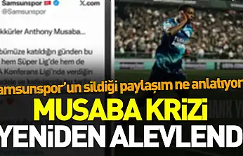 Musaba krizi yeniden alevlendi