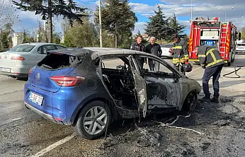 Musaba'nın Aracı Alev Aldı