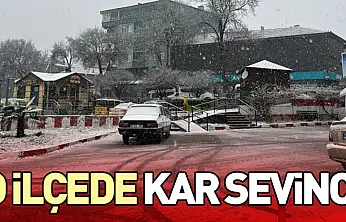 O İlçede Kar Sevinci