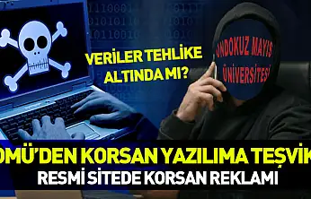 OMÜ'den korsan yazılıma teşvik!