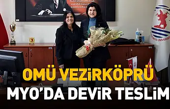 OMÜ Vezirköprü MYO'da Müdürlük Görevinde Devir Teslim