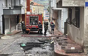 Samsun'da Çatı Yangını Korkuttu