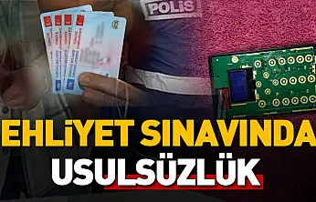 Samsun'da Ehliyet Sınavında Usulsüzlük