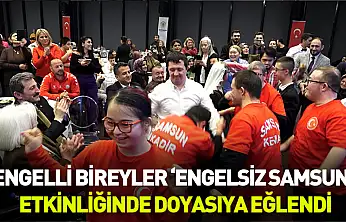 Samsun'da 'Engelsiz Samsun' etkinliğinde renkli görüntüler yaşandı