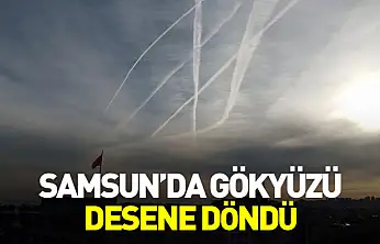 Samsun'da Gökyüzü Desene Döndü