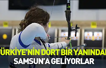 Samsun'da okçuluk şampiyonası heyecanı