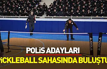 Samsun'da Polis Adayları Pickleball sahasında buluştu
