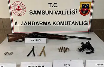 Samsun'da silah kaçakçılığı operasyonu
