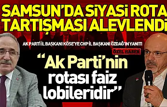 Samsun'da siyasi rota tartışması alevlendi Başkan Özdağ 'Ak Parti'nin rotası faiz lobileridir'