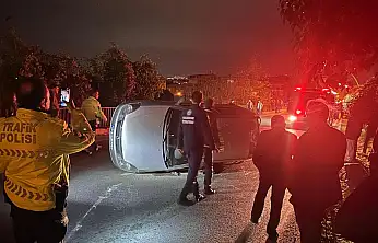 Samsun'da Trafik Kazası: Araç Yan Yattı, 5 Yaralı
