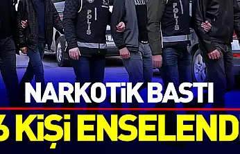 Samsun'da uyuşturucu operasyonu: 6 gözaltı
