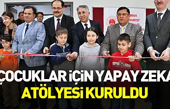 Samsun'da uzlaşmayla çocuklara yapay zeka atölyesi