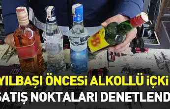 Samsun'da yılbaşı öncesi alkollü içki satış noktaları denetlendi