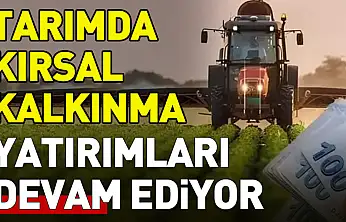 Samsun Tarımında Kırsal Kalkınma Yatırımları Devam Ediyor