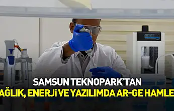 Samsun Teknopark'ta sağlık, enerji ve yazılımda dört stratejik Ar-Ge projesi