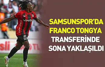 Samsunspor'da Musaba'nın yerine Franco Tongya