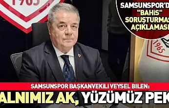 Samsunspor'dan 'bahis' soruşturması açıklaması