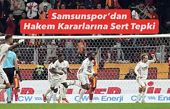 Samsunspor'dan Hakem Kararlarına Sert Tepki