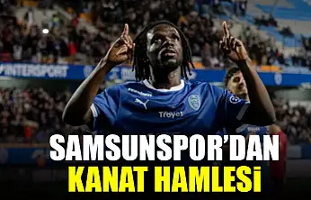 Samsunspor'dan Kanat Hamlesi