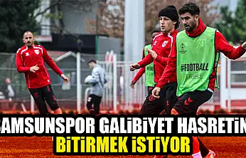Samsunspor Galibiyet Hasretini Bitirmek İstiyor