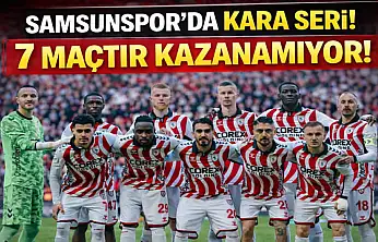 Samsunspor galibiyeti unuttu! 7 maçtır kazanamıyor