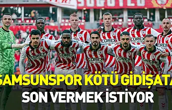 Samsunspor, Kötü Gidişata Son Vermek İstiyor