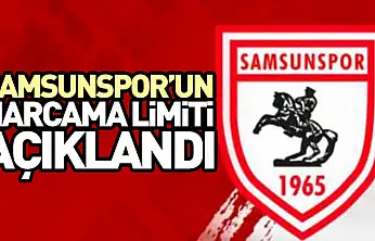 Samsunspor'un Harcama Limiti Açıklandı