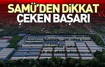 SAMÜ'den Dikkat Çeken Başarı