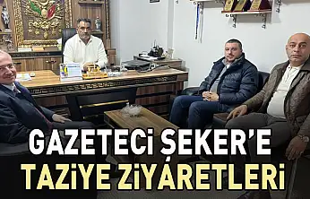 Şeker'e taziye ziyaretleri