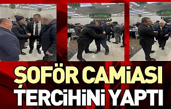 Şoför camiası tercihini yaptı