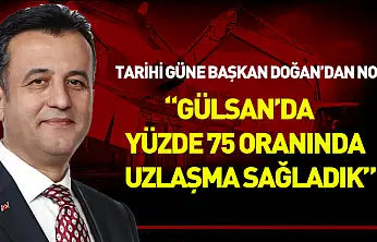 Tarihi güne Başkan Doğan'dan not
