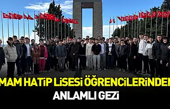 Tekkeköy Anadolu İmam Hatip Lisesi öğrencilerinden anlamlı gezi