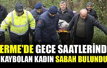 Terme'de Gece Saatlerinde Kaybolan Kadın Sabah Bulundu