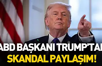 ABD Başkanı Trump'tan skandal paylaşım!