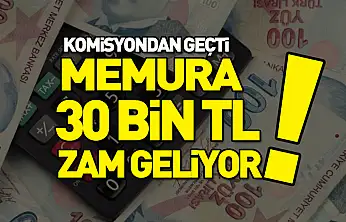 Üst düzey memurlara 30 bin lira seyyanen zam!