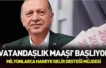 Vatandaşlık maaşı haziranda başlıyor