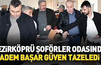 Vezirköprü Şoförler Odasında Adem Başar güven tazeledi