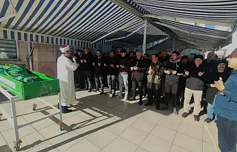 Yangında hayatını kaybeden Hüseyin Topuz defnedildi